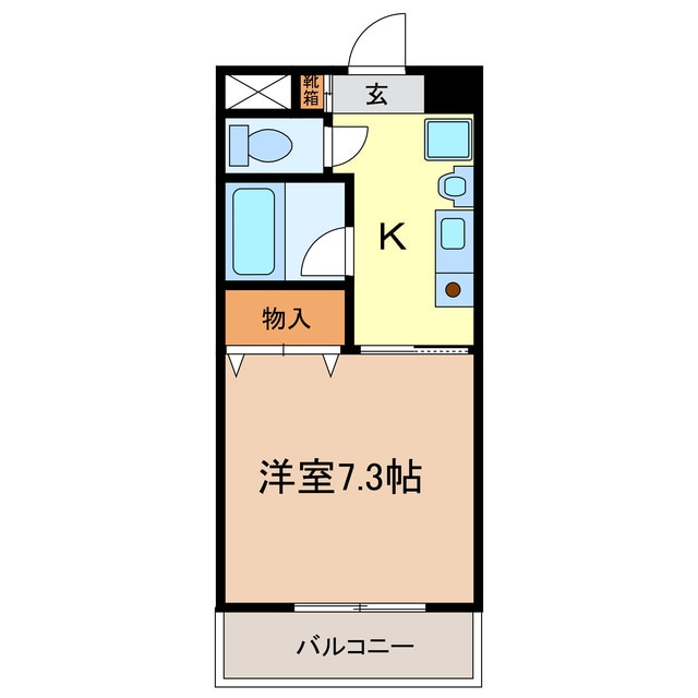 アベニュー大宝の物件間取画像