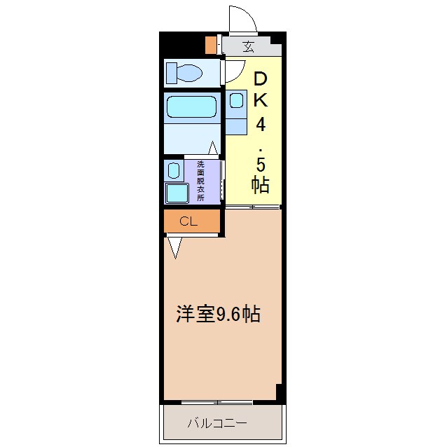 リバージュAの物件間取画像