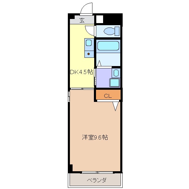 リバージュAの物件間取画像