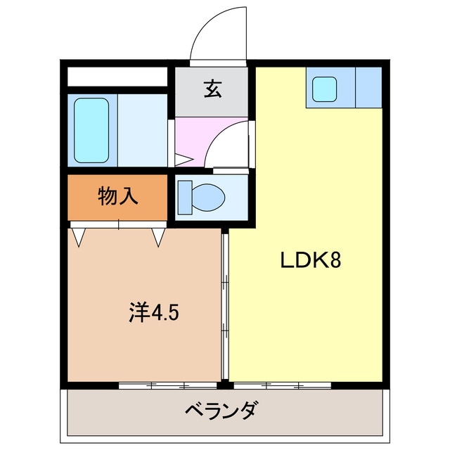 ラポールＴの物件間取画像