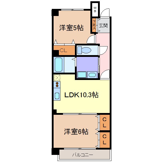 八熊曾七ハオスの物件間取画像