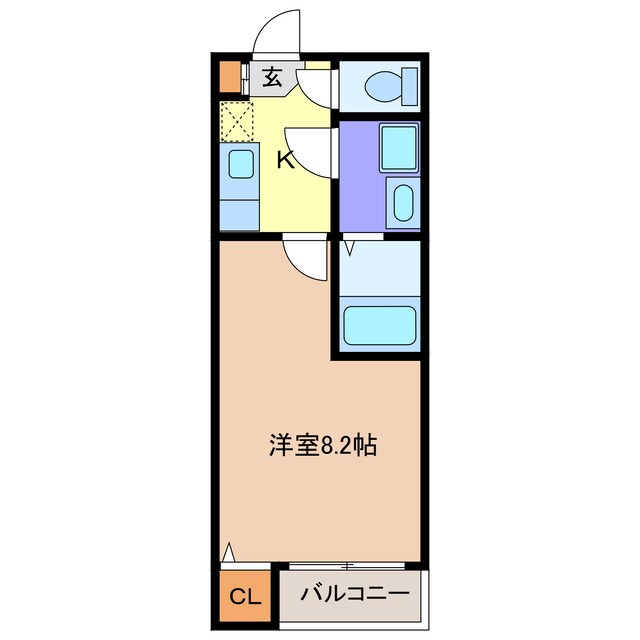 シャムロック熱田Ｗの物件間取画像