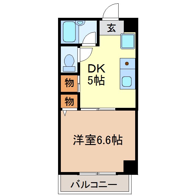 フラット２の物件間取画像