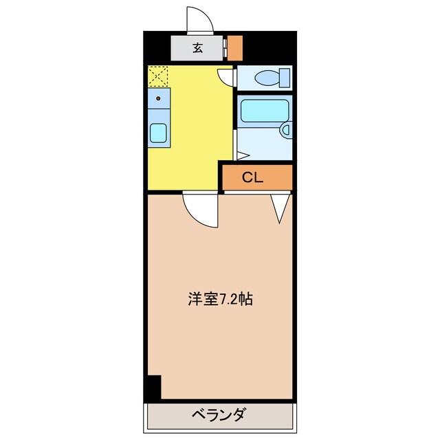 ソレイユ東海通の物件間取画像