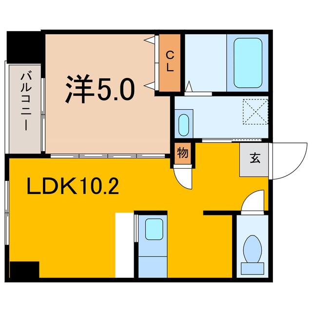 K・ドミールの物件間取画像