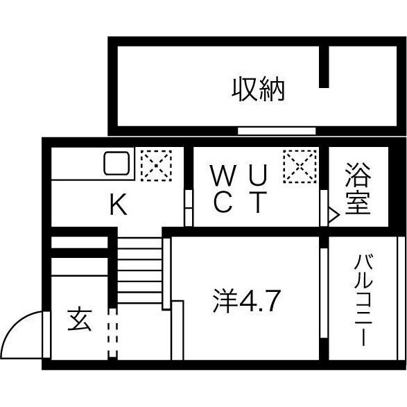 L’endroit apaisant(ランドロワアペザン)の物件間取画像