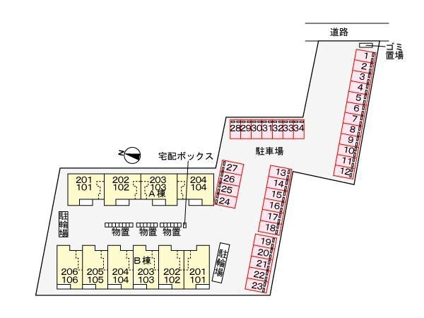 ブルーオーシャン・レジデンスAの物件外観写真