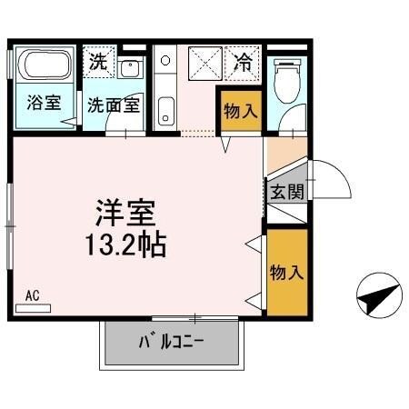 リバーポートユウの物件間取画像
