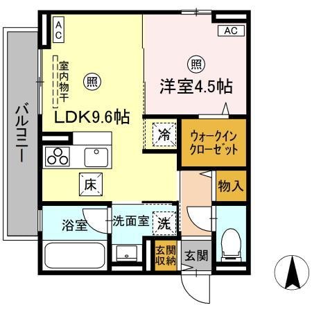 ロイヤルステージ観音寺新町の物件間取画像