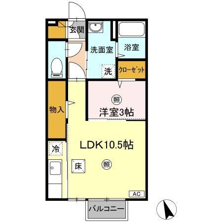 レセンテG・Tの物件間取画像