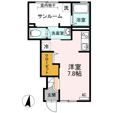 グランメゾン祇園の物件間取画像