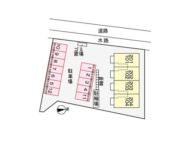 フルール・ユーの物件外観写真