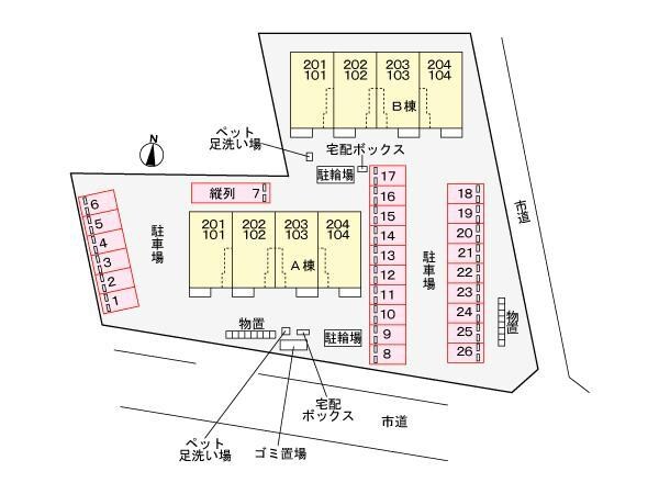 ヒカルサ境港外江町イーストⅠの物件外観写真