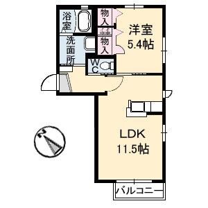 カーサ・ヴェルデの物件間取画像