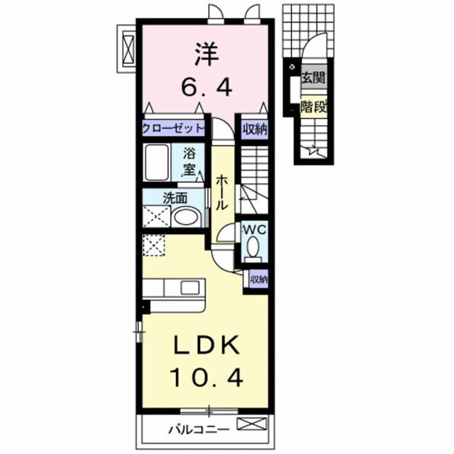 プチ・プランタン Ⅵの物件間取画像