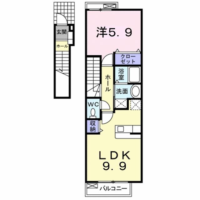 スプリングフィールドBの物件間取画像