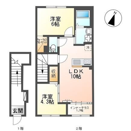 ベントルナータの物件間取画像