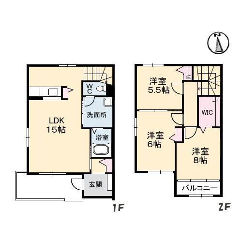 クラビス　Ａ棟の物件間取画像