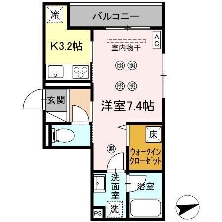 物件間取画像