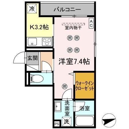 物件間取画像