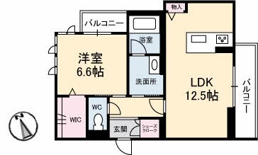 ザ ヘリテージ野上の物件間取画像