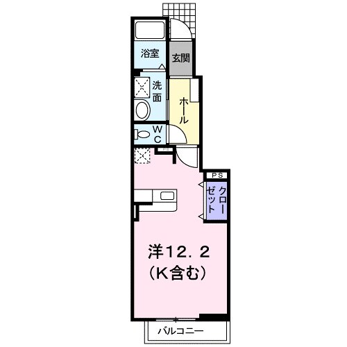 ヴァルト　フォルネＡの物件間取画像