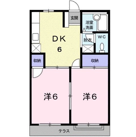 エルディム伊田の物件間取画像