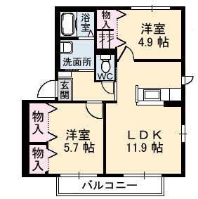 パンプキンハウスの物件間取画像