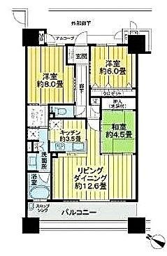 サーパスシティ福山駅前の物件間取画像