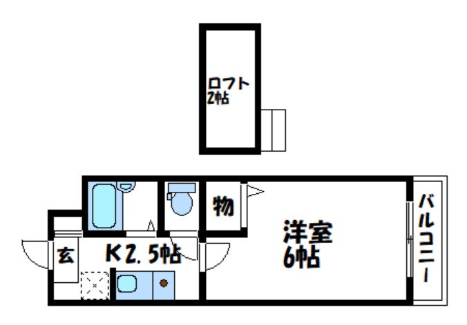 カサヴィエント南の物件間取画像