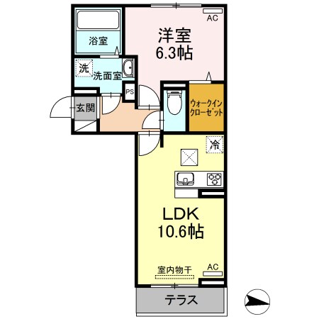 フレッチェ・ボスコⅤの物件間取画像