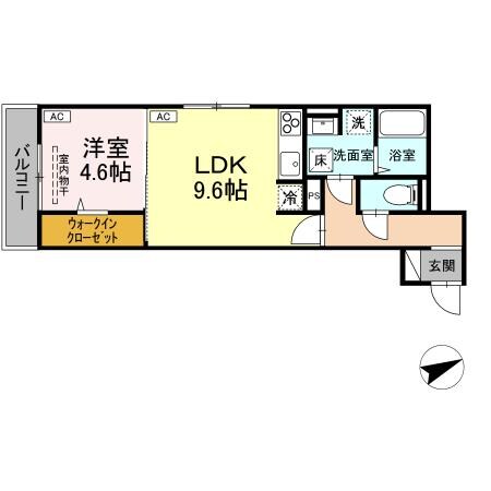 D-residence川口Bの物件間取画像