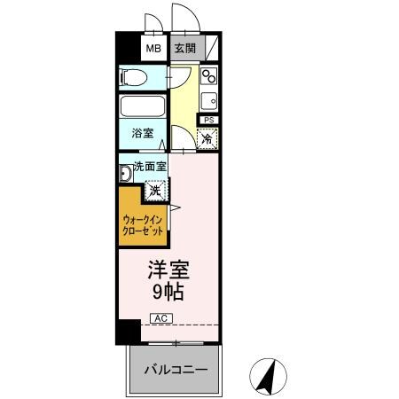 セレーノ福山駅前の物件間取画像