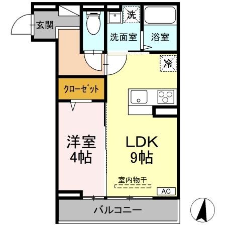 D-residence明治町東の物件間取画像