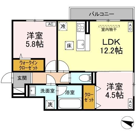 D-residence明神の物件間取画像