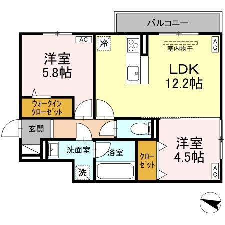 D-residence明神の物件間取画像