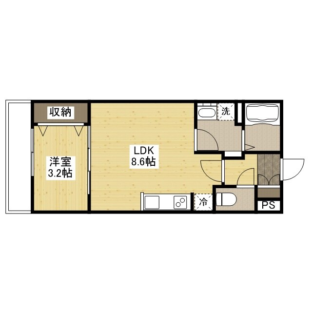 月光多治米の物件間取画像