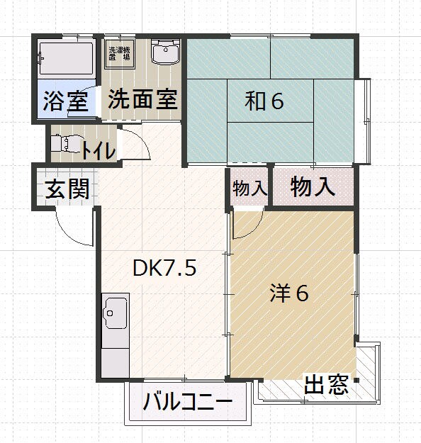 シャイン沖野上の物件間取画像