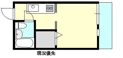 LA新徳田Bの物件間取画像