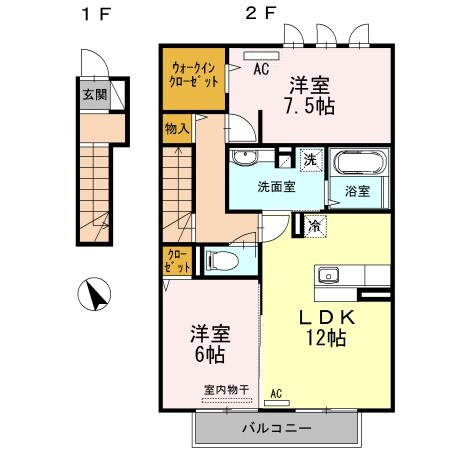 アダージオの物件間取画像