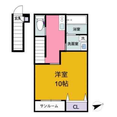 アルバ　北棟の物件間取画像