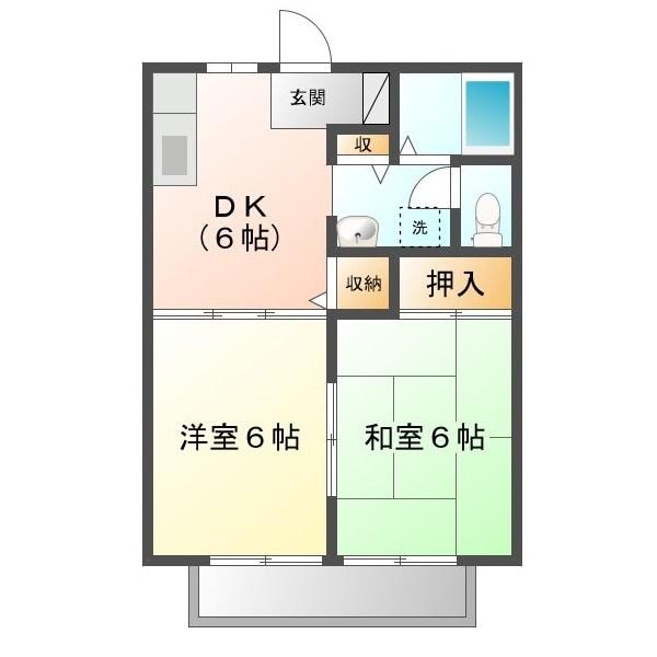 サンシティ南蔵王の物件間取画像