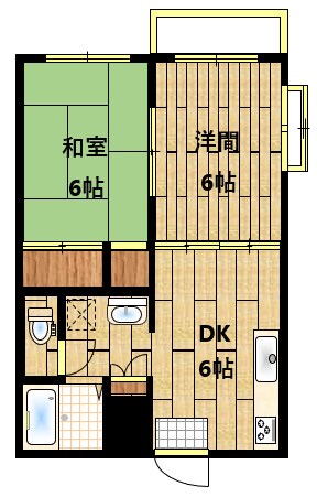 湯田村駅 徒歩14分 2階の物件間取画像