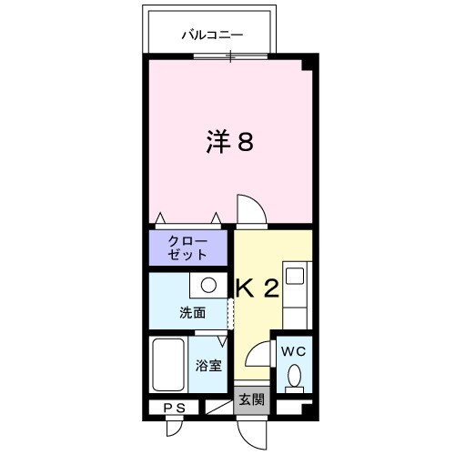 エスボワール新迫の物件間取画像