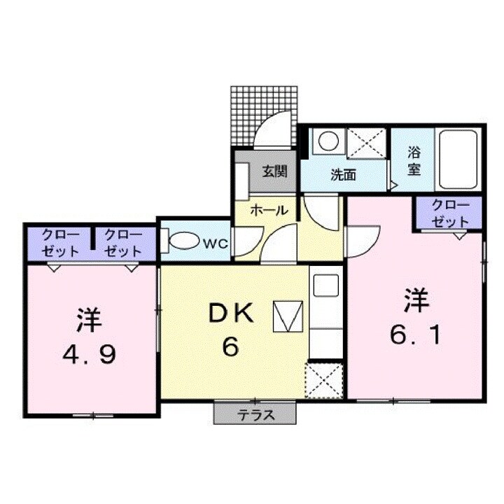 カーサ　エスペリオの物件間取画像