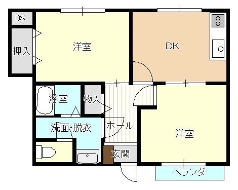 エーデルヴィラの物件間取画像