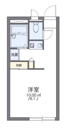 レオパレス府中赤繁の物件間取画像