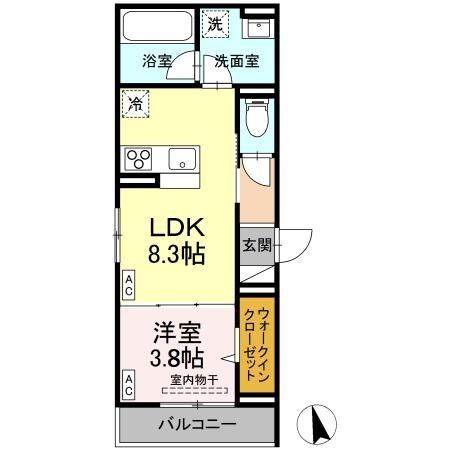 D-residence引野の物件間取画像