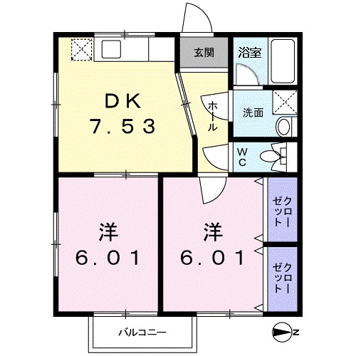 ＯＭⅡの物件間取画像