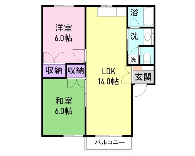 アルボーレの物件間取画像